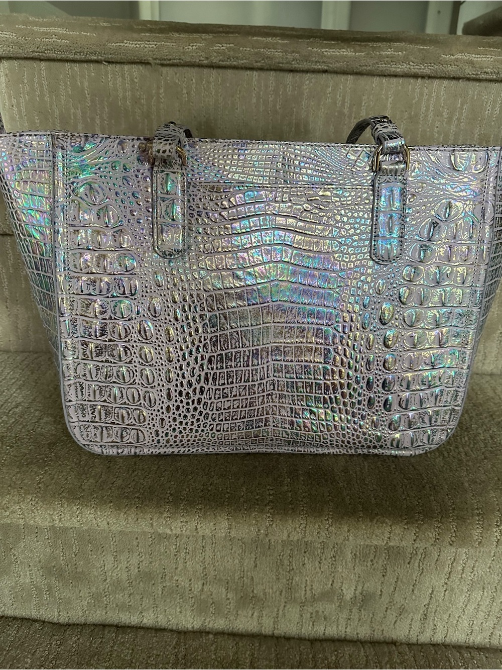 π EUC Brahmin Ashlee Tote in Violet Wonderland π - Picture 3 of 6